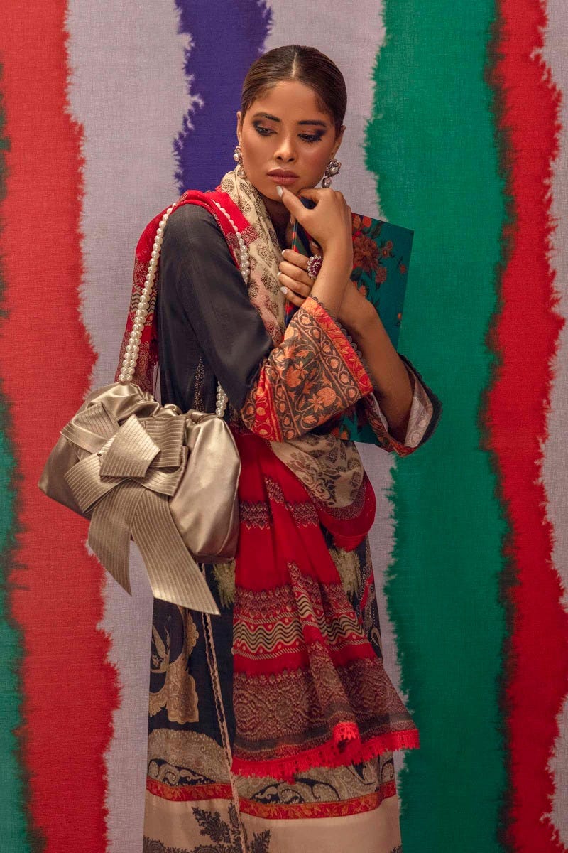 Sana Safinaz 3 Pcs Mahay Ready to Wear Lawn Collection 1A