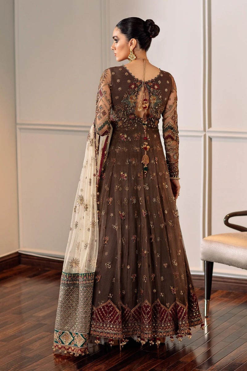BAROQUE Chantelle Luxury Embroidered Net frock 02
