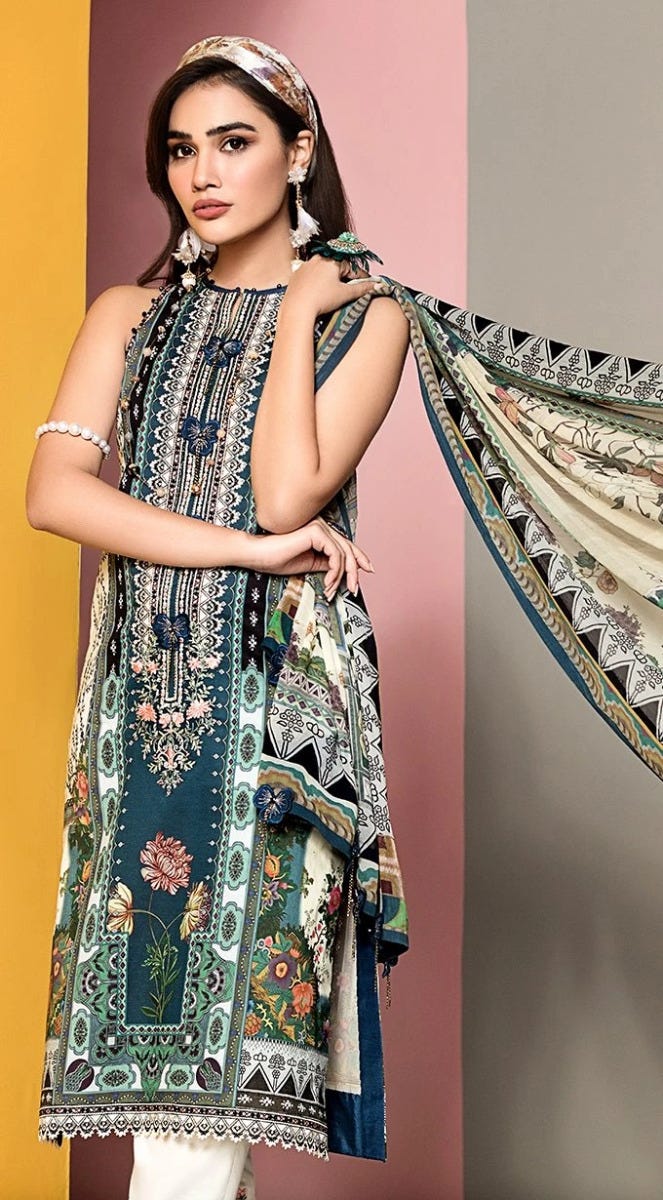 Luxury Ready to Wear Viva Lawn Collection of Anaya by Kiran Chudhry 1B