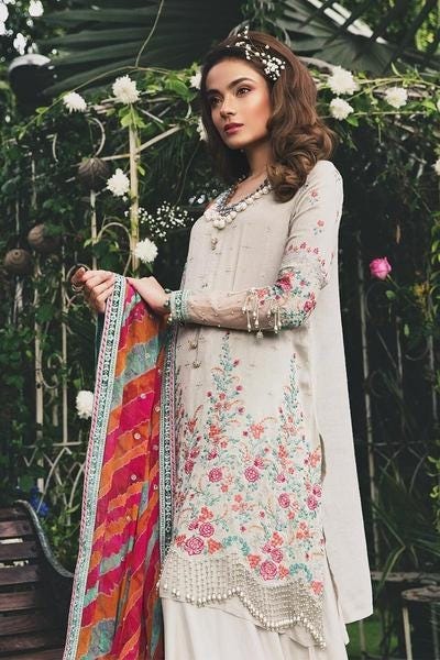 Maria B Sateen Ready to Wear Dress