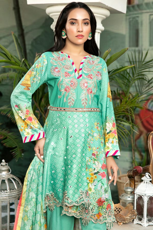 Ready to Wear Embroidered Lawn Collection 05