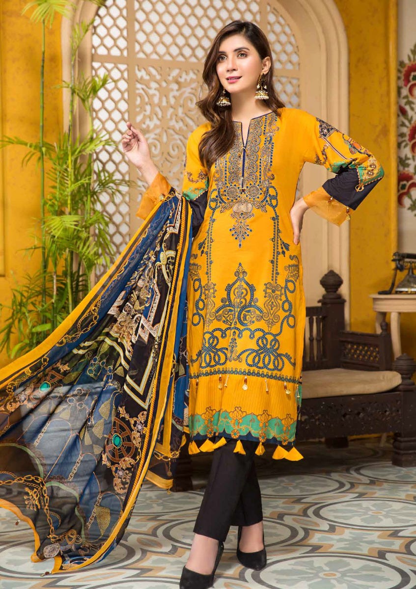 Lawn Embroidered Ready to Wear Collection by Simrans 02