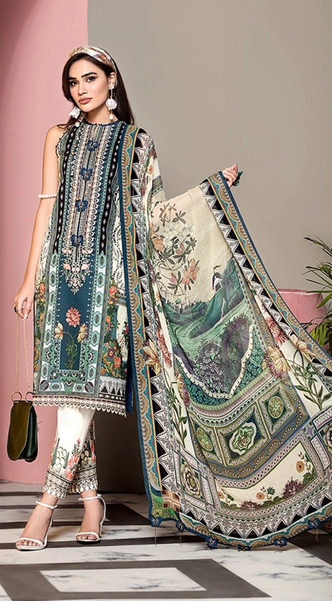 Luxury Ready to Wear Viva Lawn Collection of Anaya by Kiran Chudhry 1B