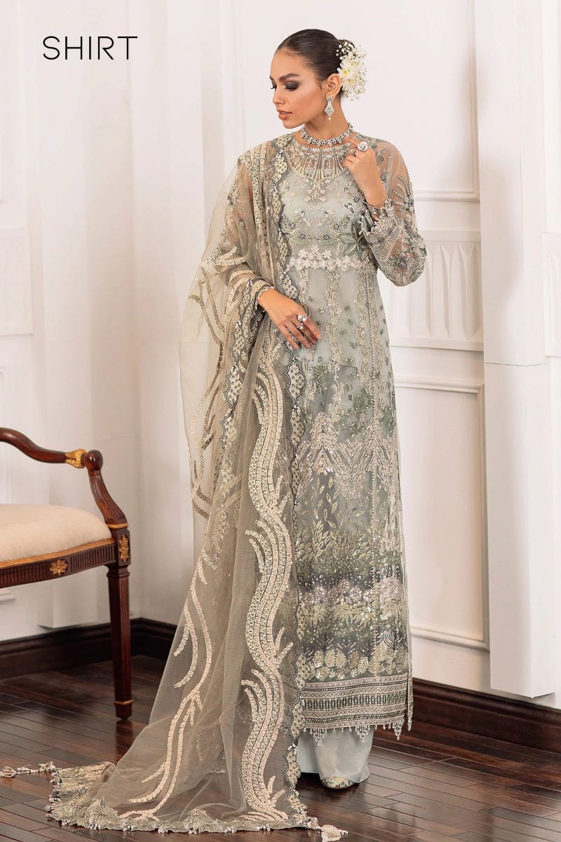 BAROQUE Chantelle Luxury Embroidered Net Shirt 03