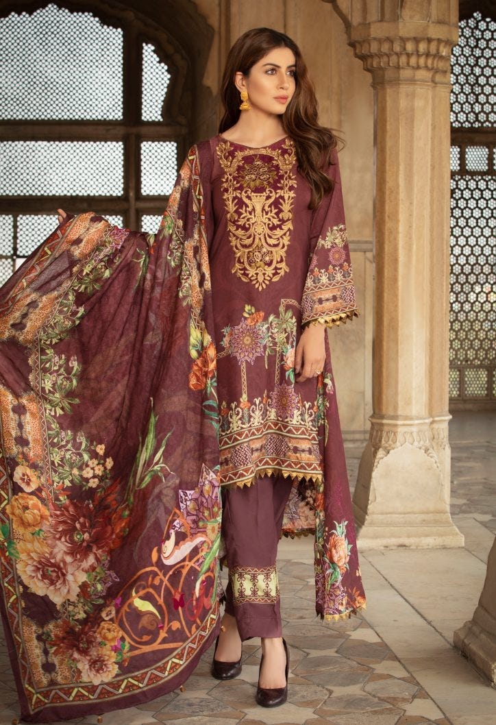 Winter Ready to Wear Embroidered dress by Simrans