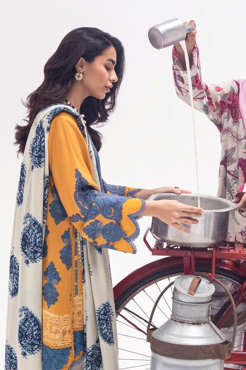 Sana Safinaz Mahay Ready to Wear 3 Pcs Winter Collection 03B