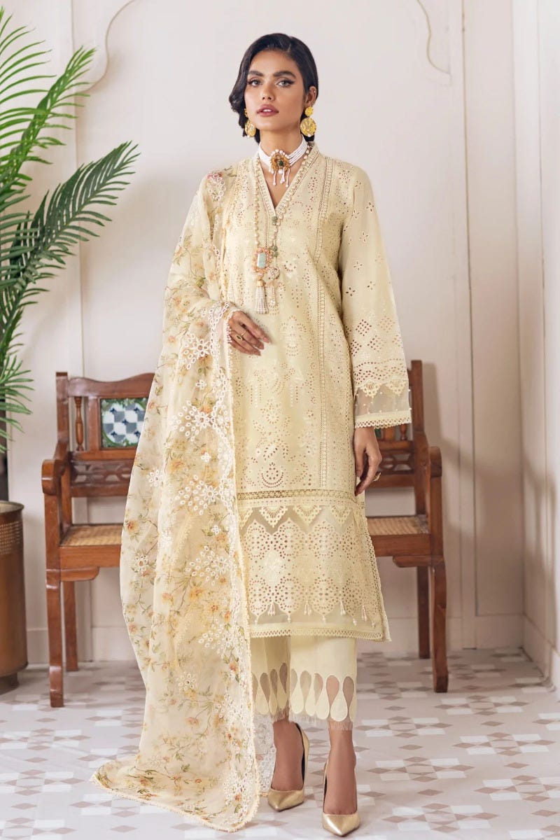 Baroque Swiss Lawn Ready to Wear Emrbroidered Collection 10