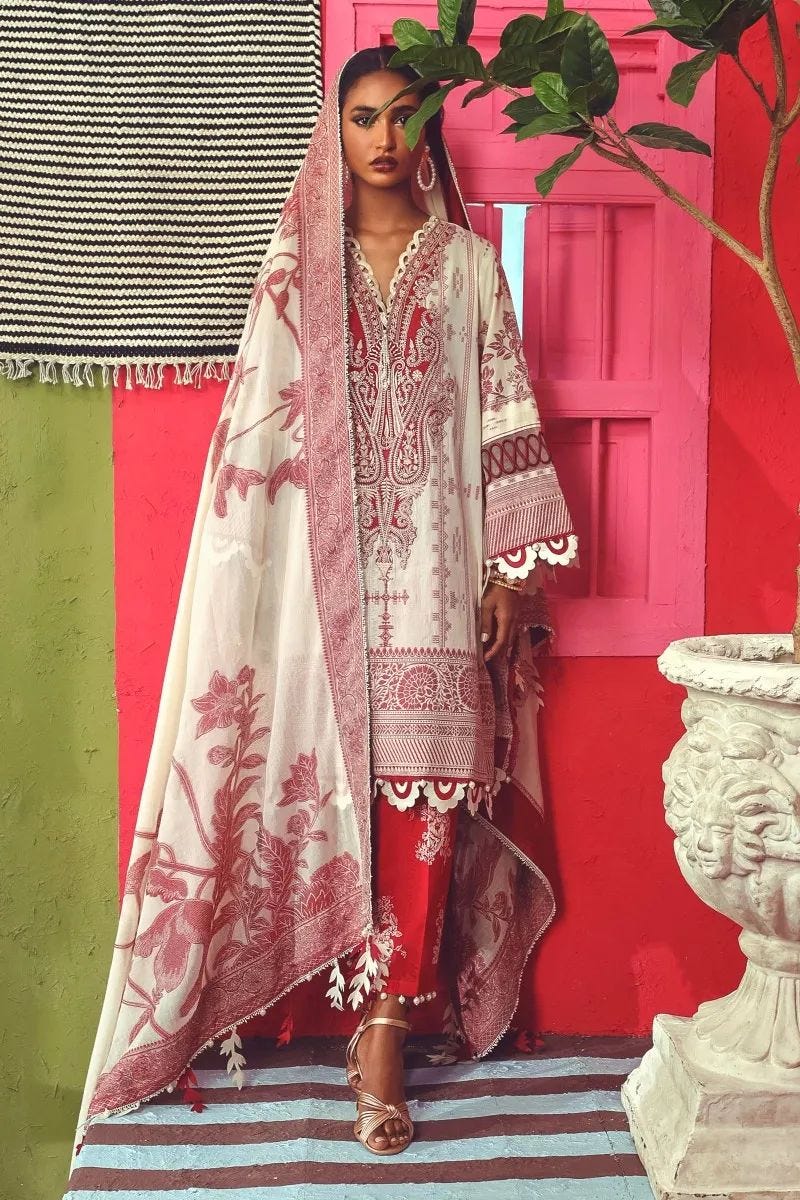 Sana Safinaz Winter Woven Ready to Wear Collection 04A