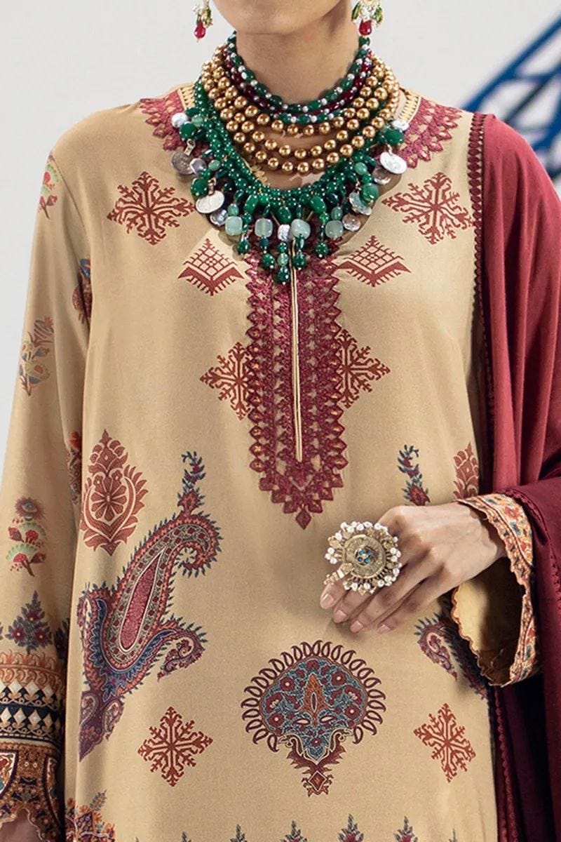 Sana Safinaz Mahay Ready to Wear 3 Pcs Winter Collection 04B