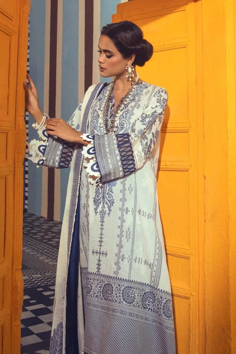 Sana Safinaz Winter Woven Ready to Wear Collection 4B
