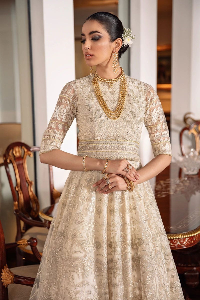 BAROQUE Chantelle Luxury Embroidered Net Lehnga 05