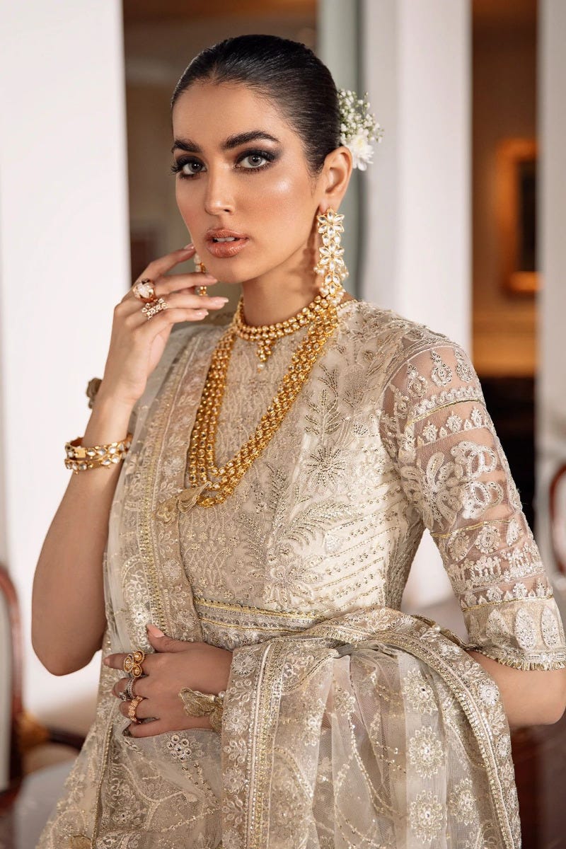 BAROQUE Chantelle Luxury Embroidered Net Lehnga 05