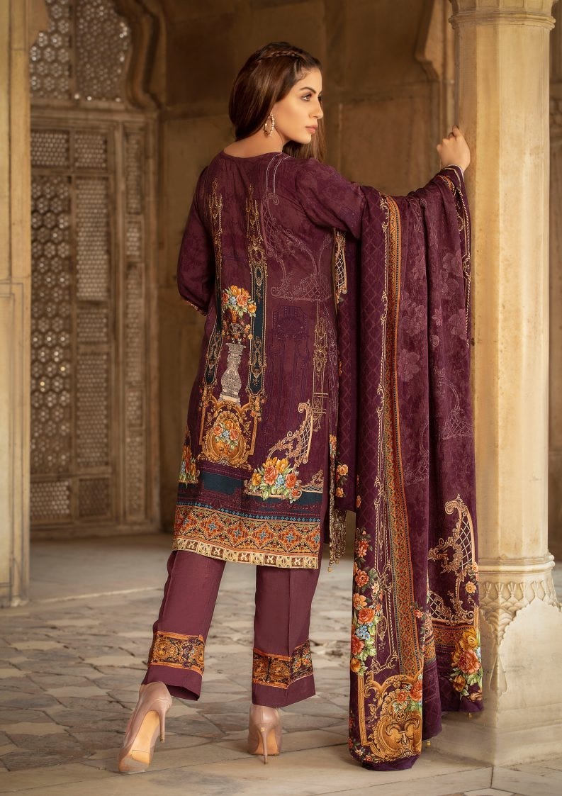 Winter Ready to Wear Embroidered dress by Simrans