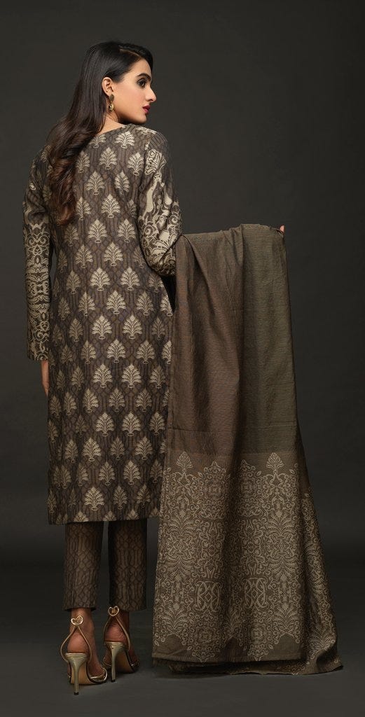 Jacquard Ready to Wear Dress by Salitex