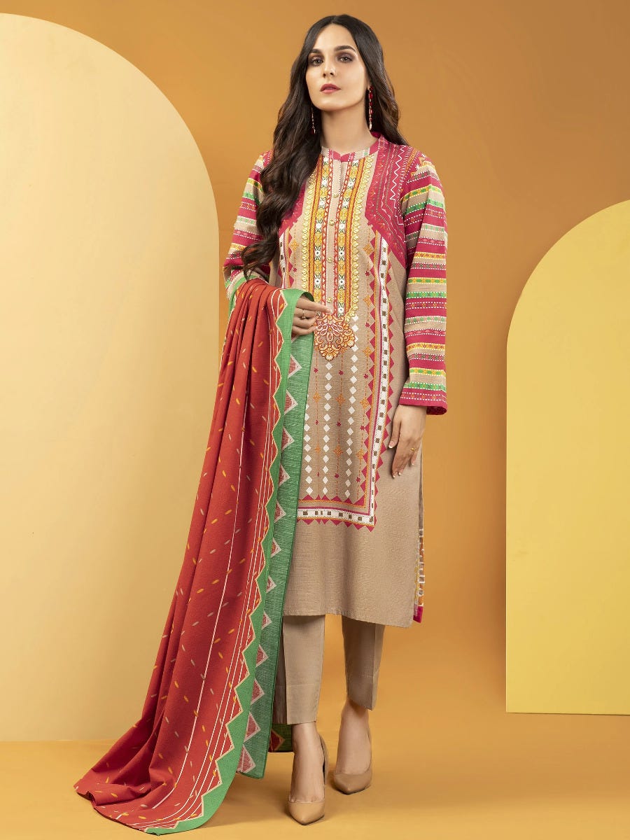 New Winter Limelight Ready to Wear 3 Pcs Collection 06