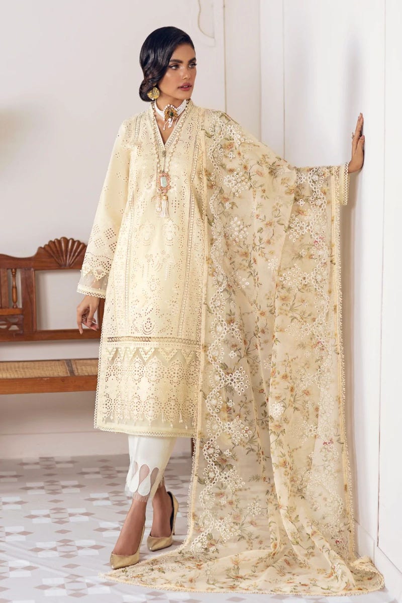 Baroque Swiss Lawn Ready to Wear Emrbroidered Collection 10