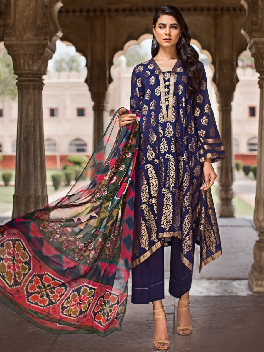 jacquard dress designs limelight This ethereal unstitched gold ensemble is the epitome of glamour!, Shop Formal Embroidered Unstitched outfits from Limelight stores or online, Rs. 8,899