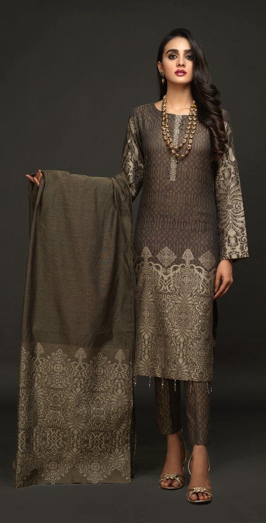 Jacquard Ready to Wear Dress by Salitex