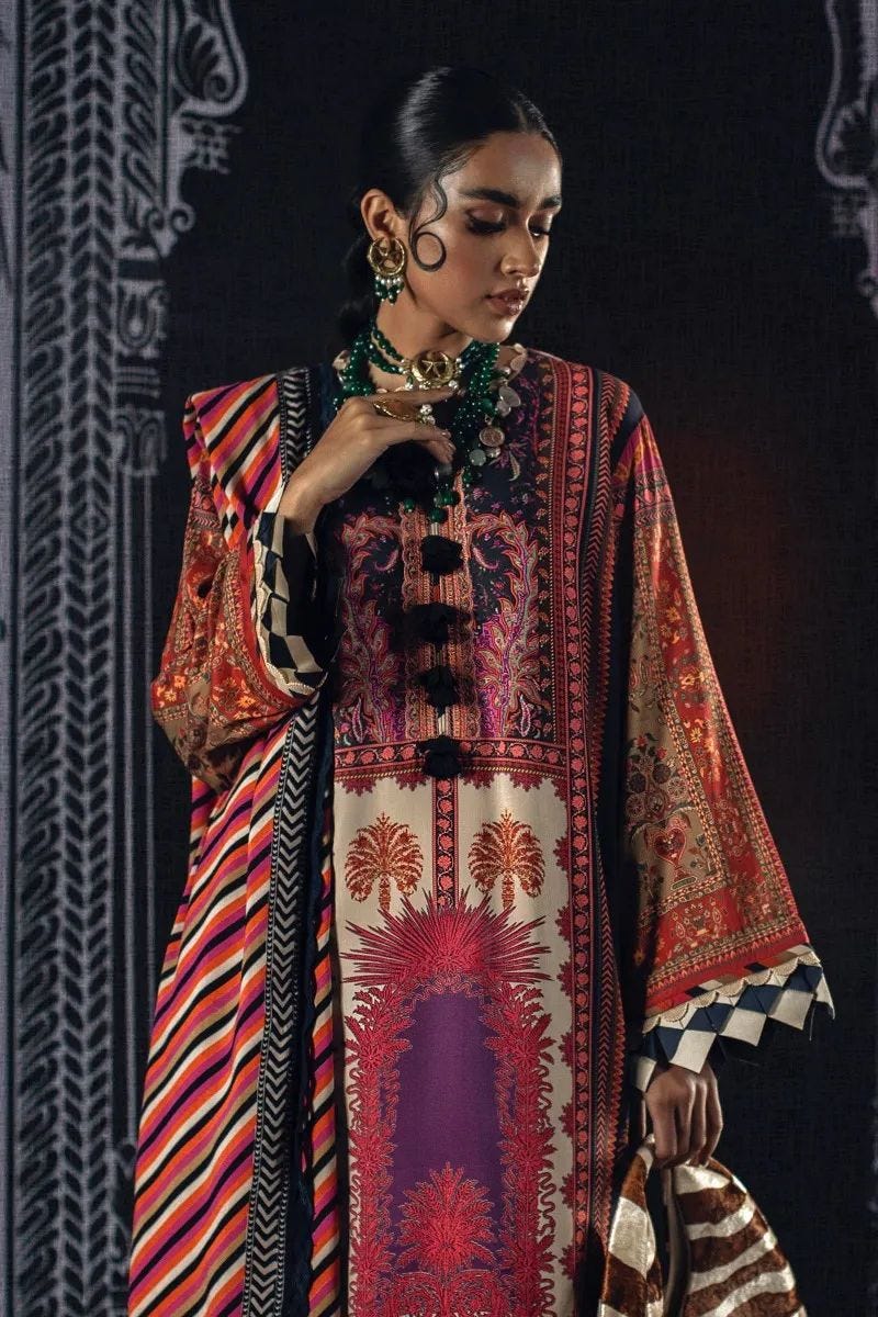 Sana Safinaz Mahay Ready to Wear 3 Pcs Winter Collection 05A