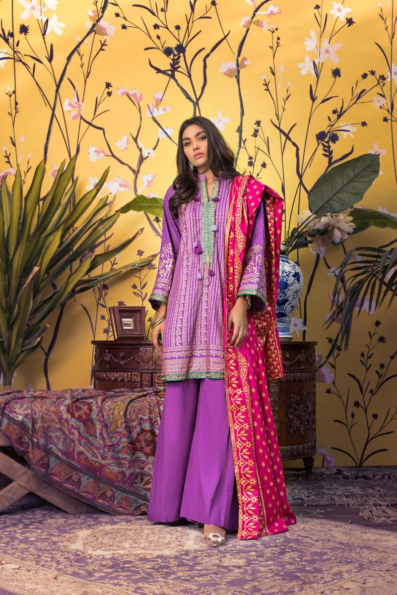 Ready to Wear Banarsi Printed Lawn Collection by Zs Textiles B5-5