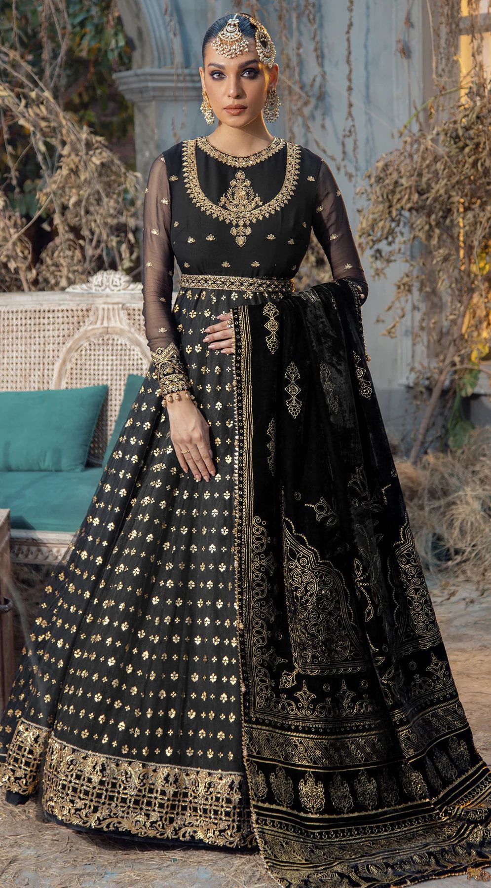 Anaya Ready to Wear Velvet Dress 06