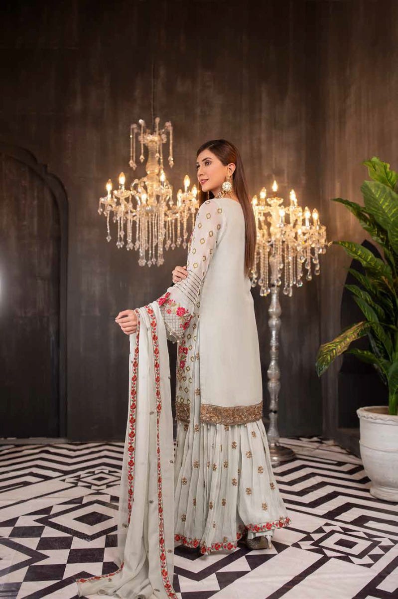 Luxury Chiffon Embroidered Collection by Simrans 06