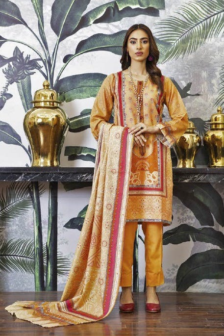 Ready to Wear Khadar Collection by Cross Stitch 06