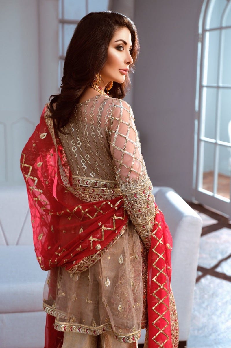Luxury Chiffon Embroidered Collection by Simrans 10