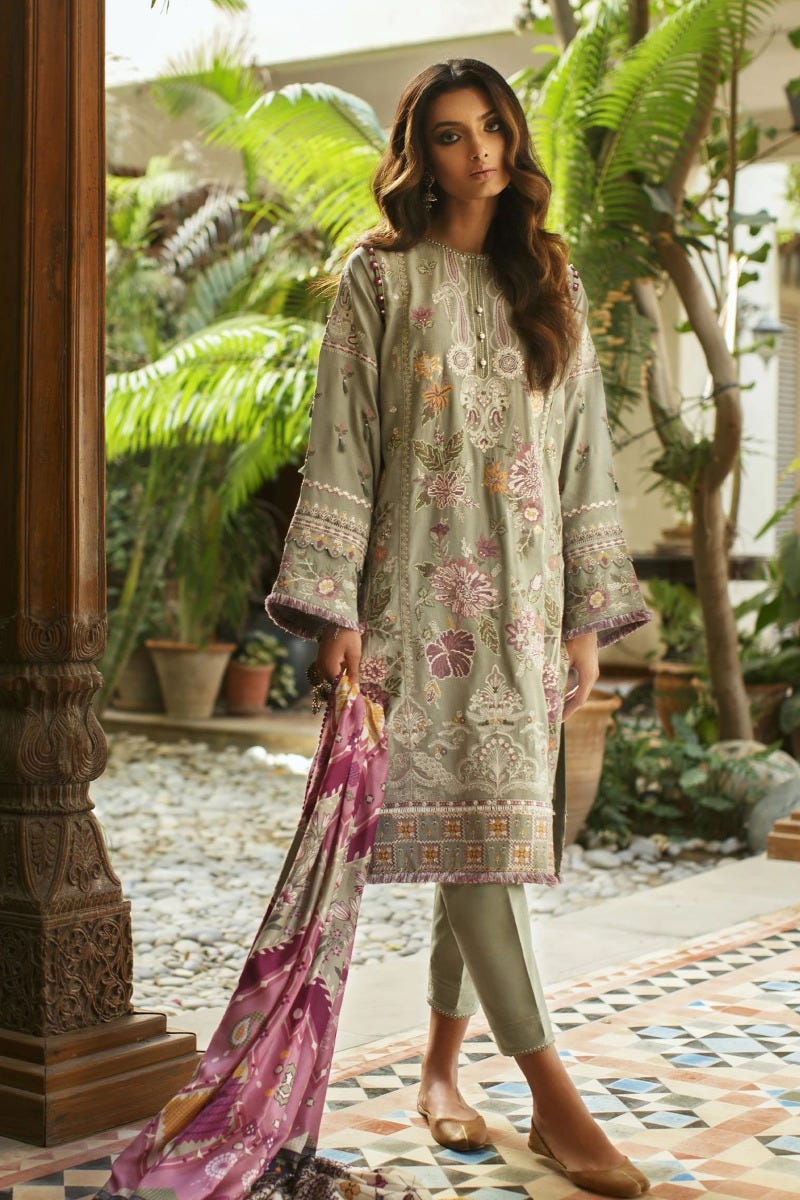 Winter Khadar Ready to Wear Embroidered Collection by Baroque 06