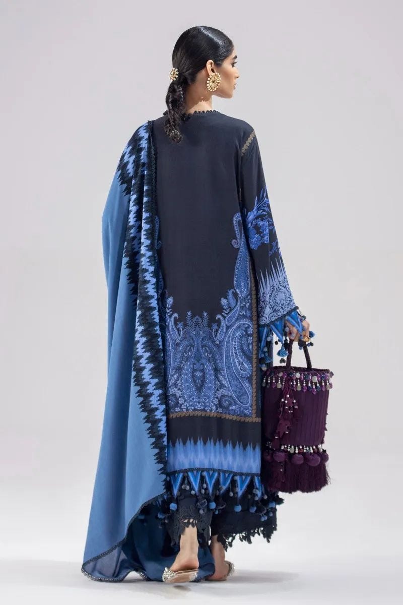 Sana Safinaz Mahay Ready to Wear 3 Pcs Winter Collection 06B