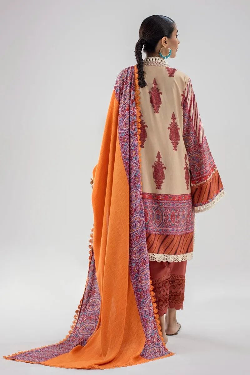 Sana Safinaz Mahay Ready to Wear 3 Pcs Winter Collection 07B
