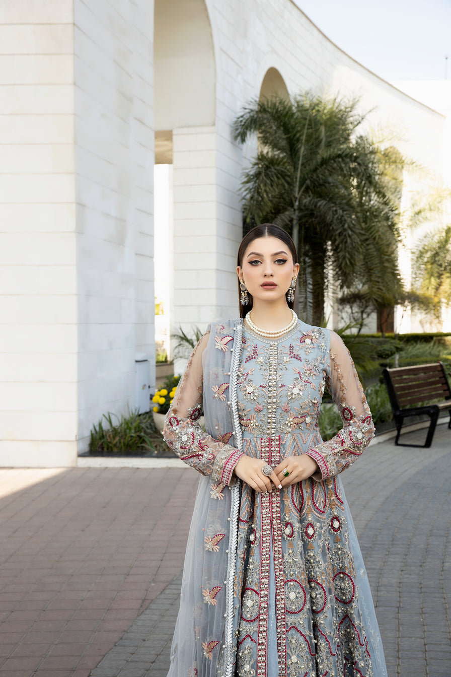 Luxury Formal Handwork Maxi Dress by Aroosh 04