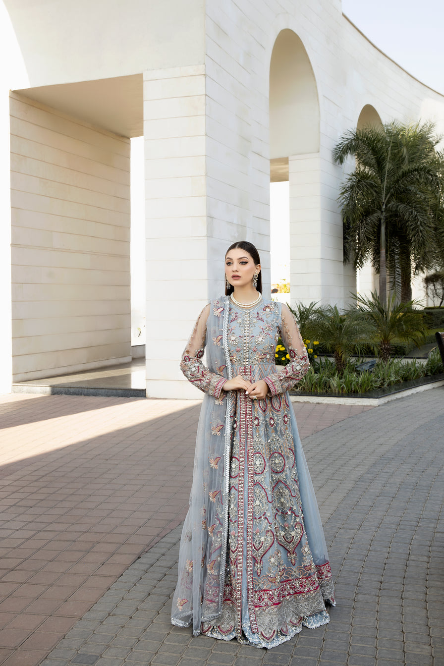 Luxury Formal Handwork Maxi Dress by Aroosh 04