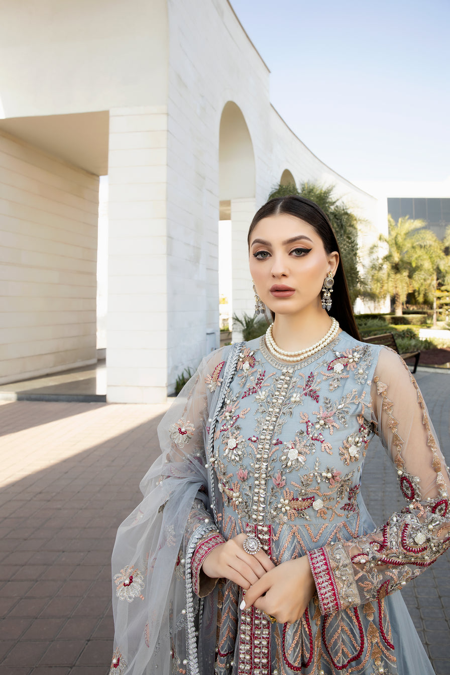 Luxury Formal Handwork Maxi Dress by Aroosh 04