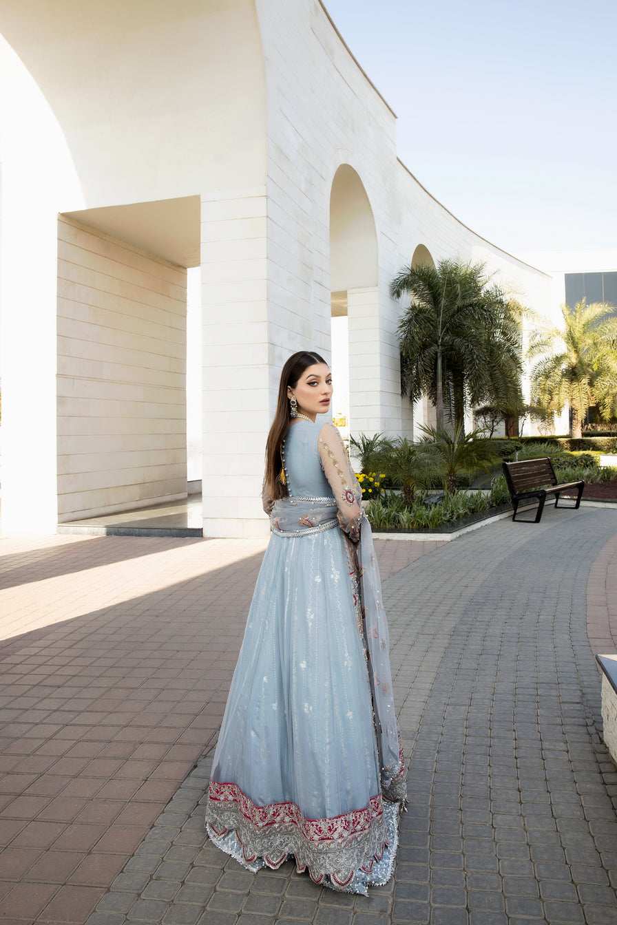 Luxury Formal Handwork Maxi Dress by Aroosh 04
