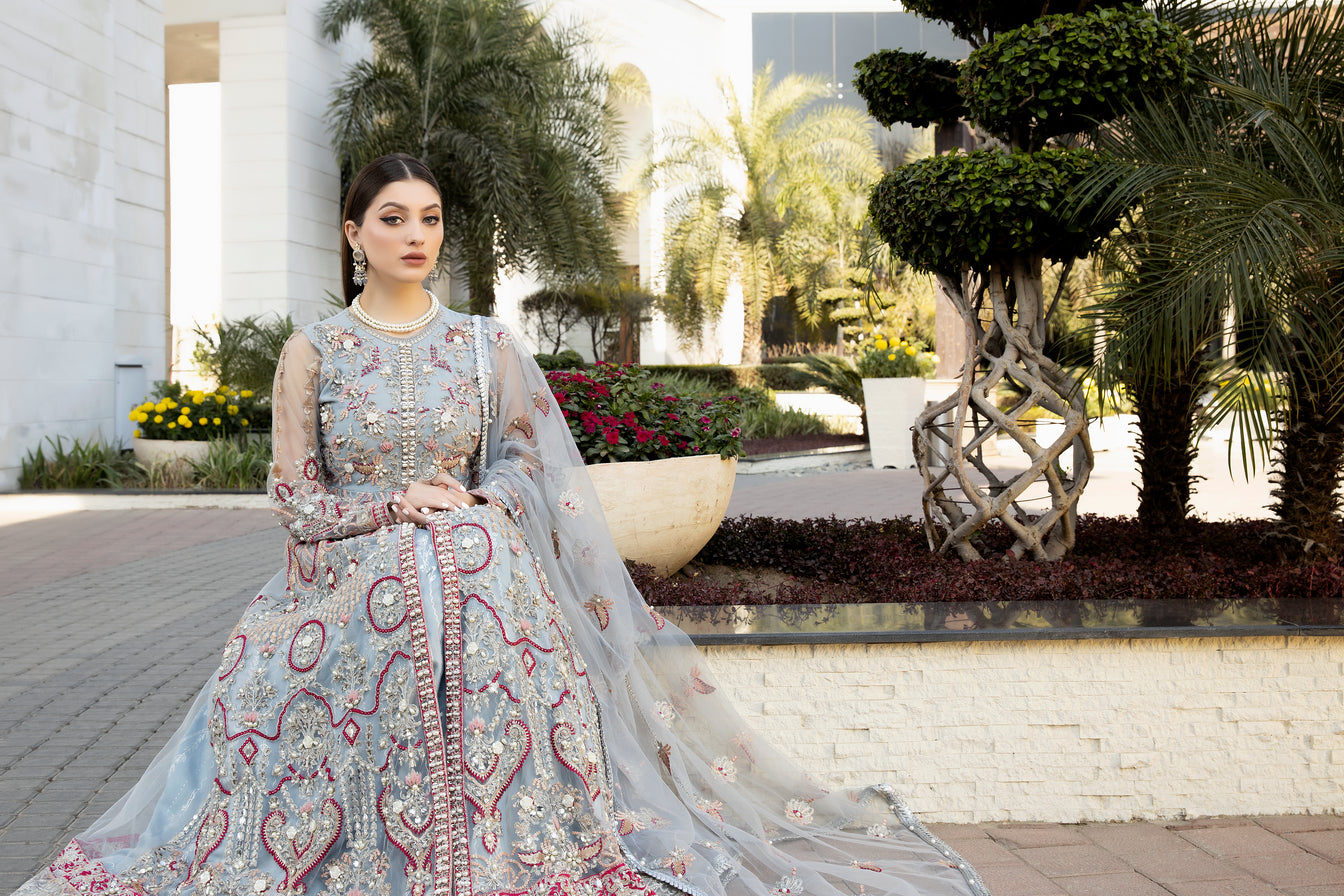 Luxury Formal Handwork Maxi Dress by Aroosh 04