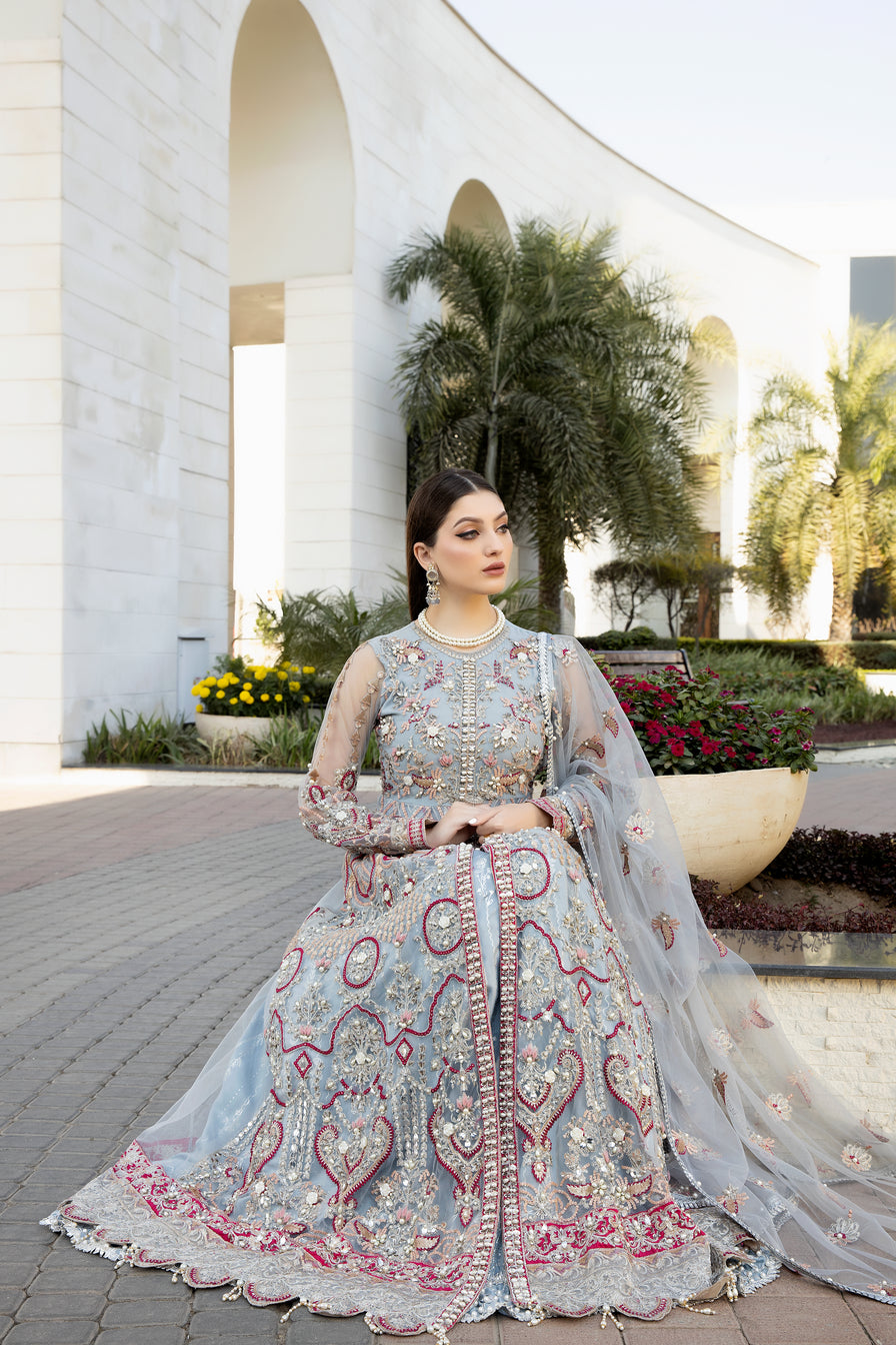 Luxury Formal Handwork Maxi Dress by Aroosh 04
