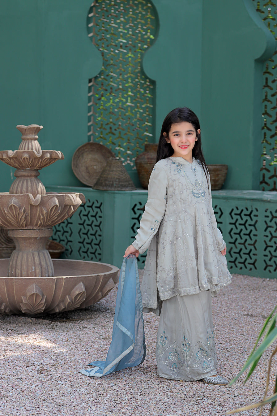 Rafia Mother Daughter Eid Girls Dress 04