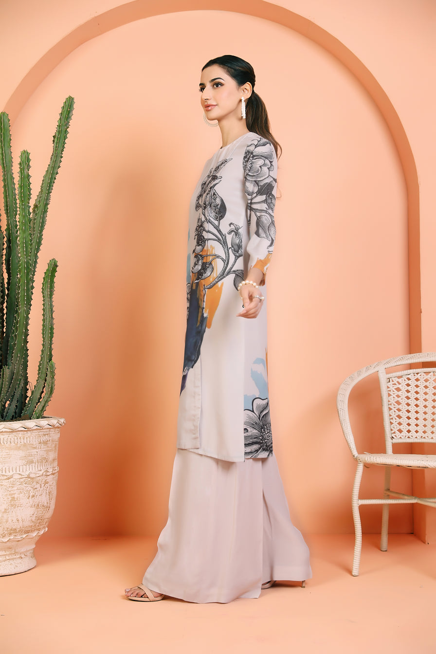 Premium Luxury Palazzo Dress by Ain 06
