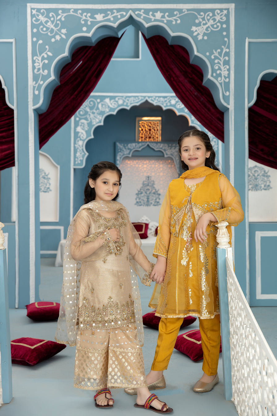 3pc Formal Handwork Girls Dress 01