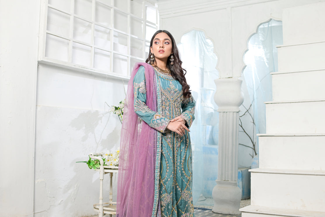 Rafia Mother Daughter Eid Dress 08