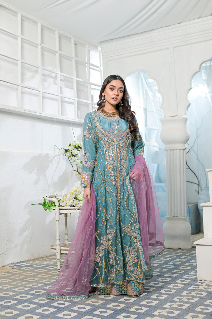 Rafia Mother Daughter Eid Dress 08