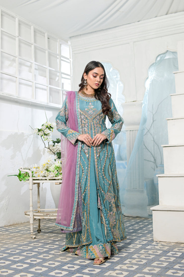 Rafia Mother Daughter Eid Dress 08