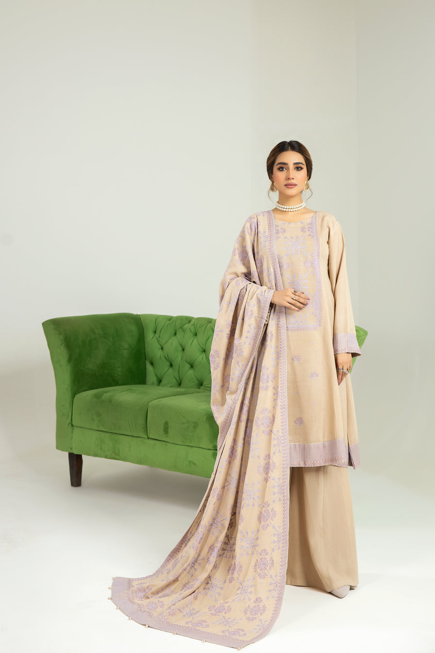 Sakeena Hasan 3pc Karandi Dress 11