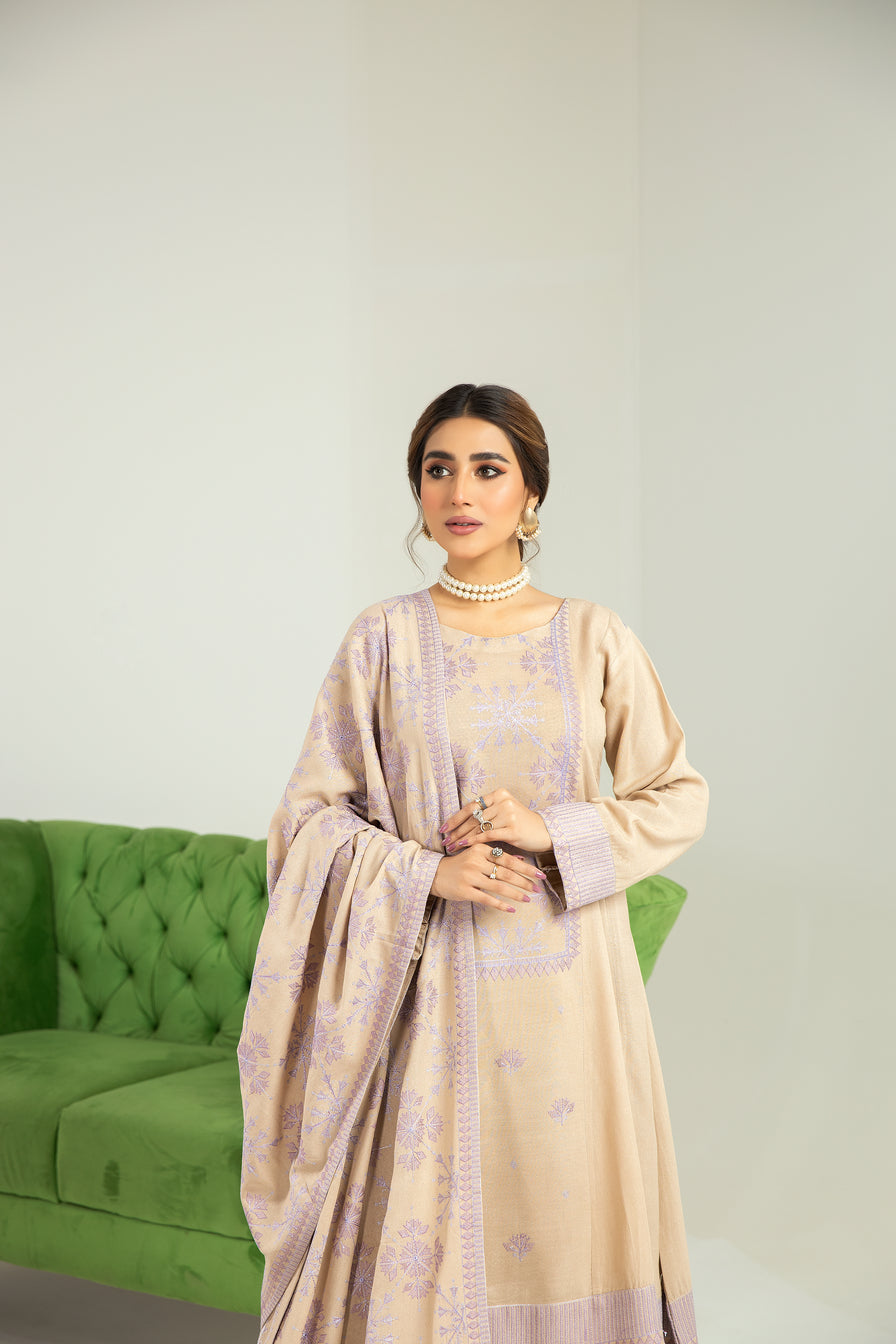 Sakeena Hasan 3pc Karandi Dress 11