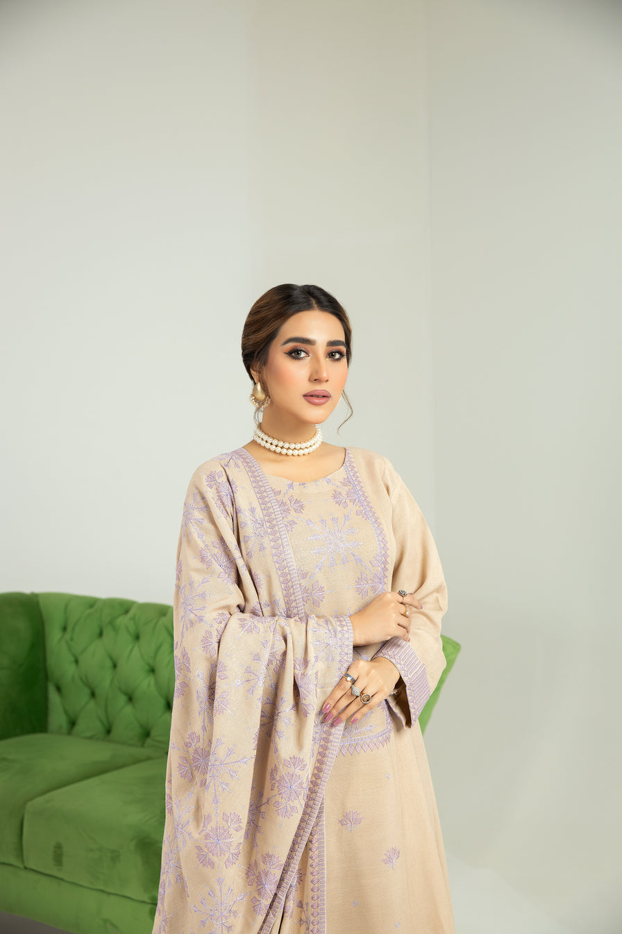 Sakeena Hasan 3pc Karandi Dress 11