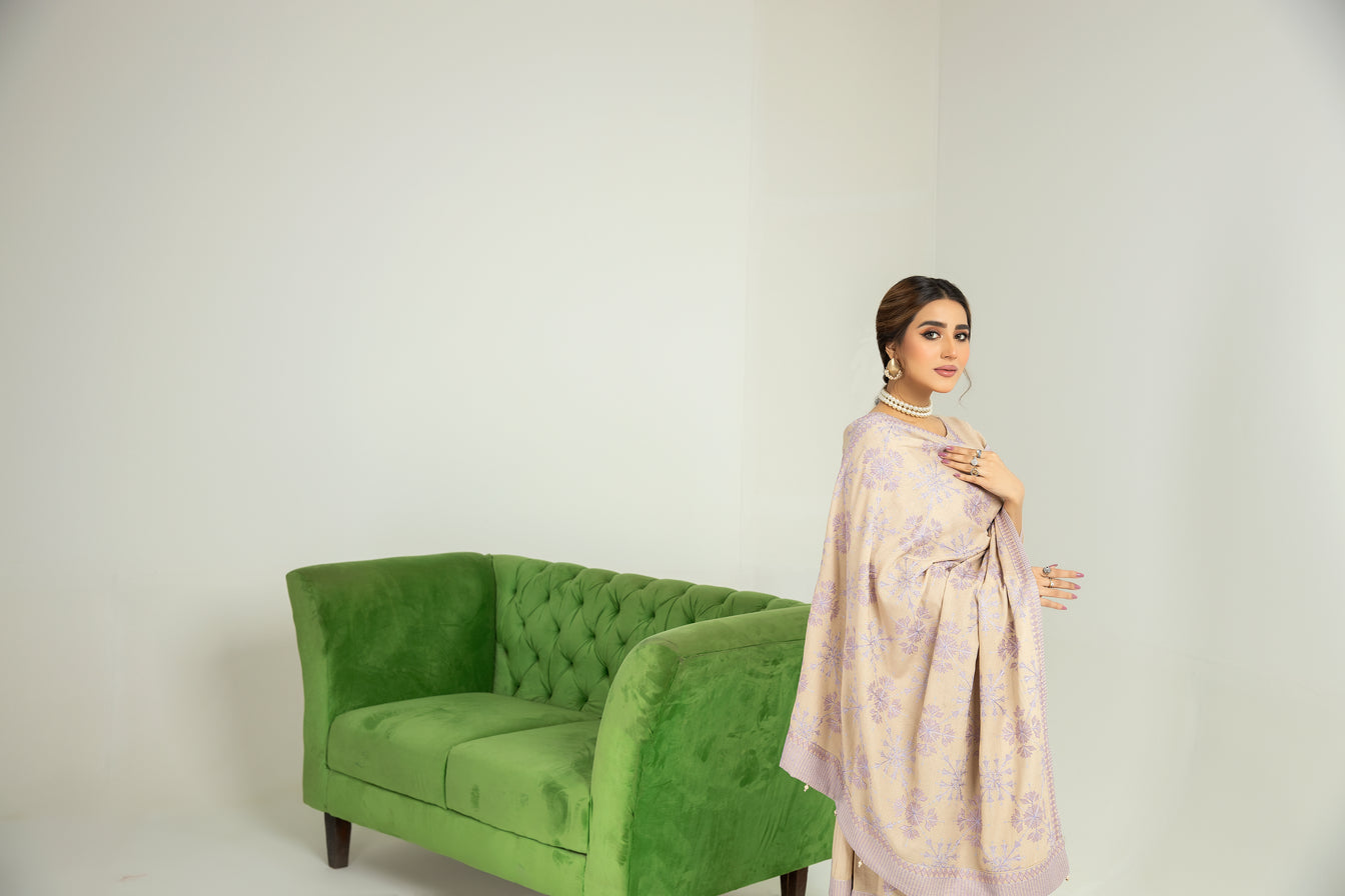 Sakeena Hasan 3pc Karandi Dress 11
