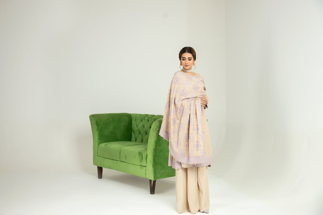Sakeena Hasan 3pc Karandi Dress 11