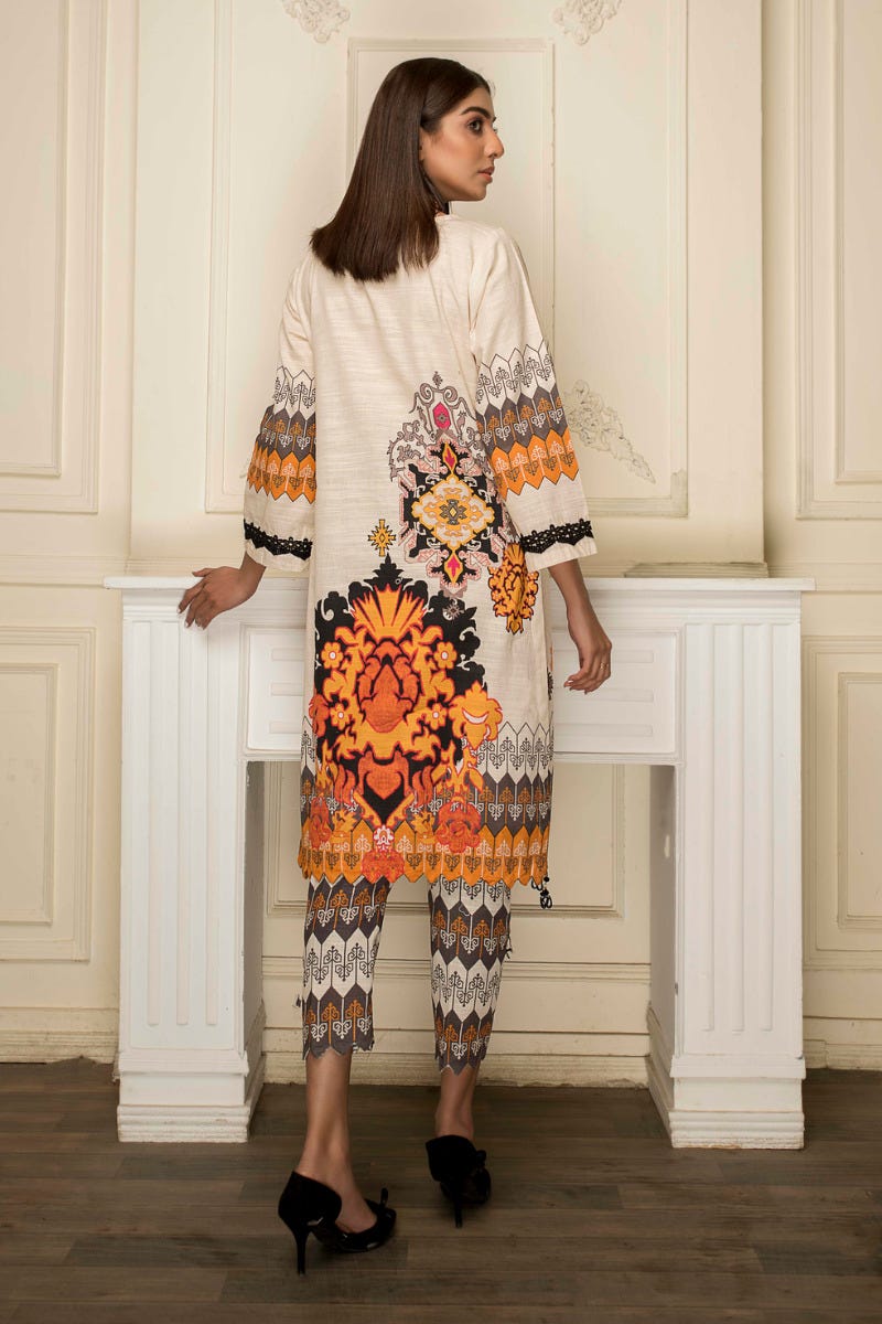 Ready To Wear 2 Pcs WInter Khadar Dress by AABPARA 01