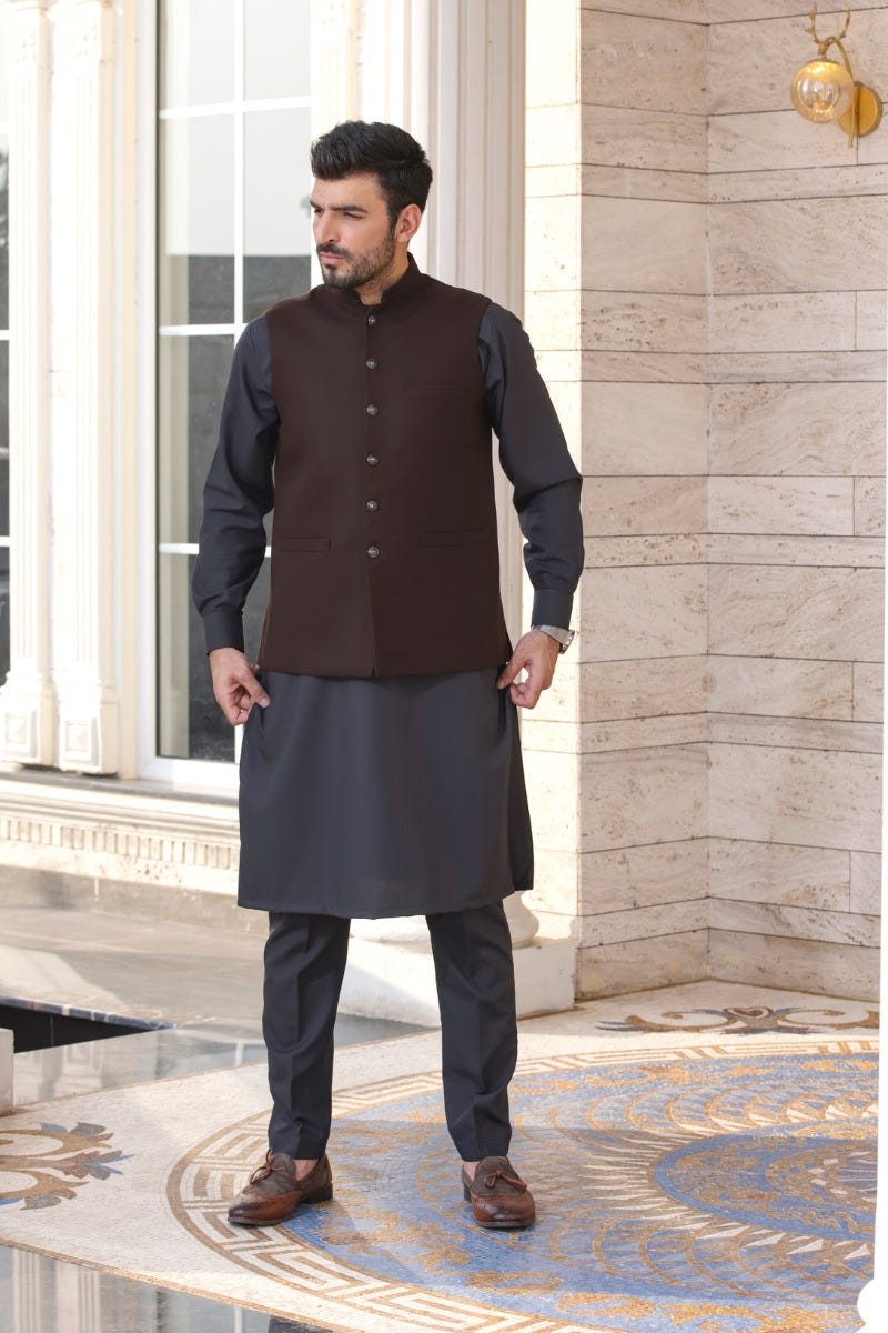 Men Ready to Wear Winter Waistcoat by Aban 08